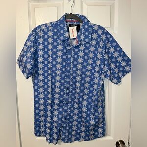 Men's Blue Holiday Shirt